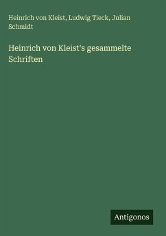 Cover Heinrich von Kleist's gesammelte Schriften