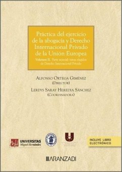 Cover Práctica del Ejercicio de la Abogacía y Derecho Internacional Privado de la Unión Europea