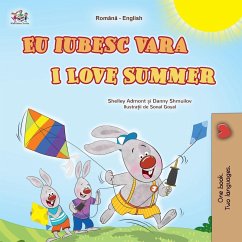 Cover I Love Summer (Romanian English Bilingual Children's Book)