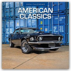 American Classic Cars - Klassische Amerikanische Autos 2026 - 16-Monatskalender - Red Robin Publishing Ltd