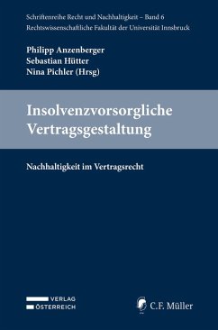 Cover Insolvenzvorsorgliche Vertragsgestaltung