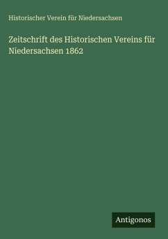 Cover Zeitschrift des Historischen Vereins für Niedersachsen 1862