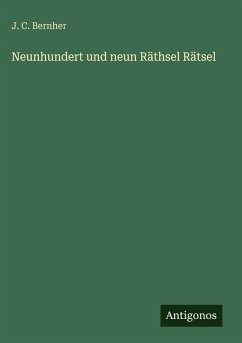 Cover Neunhundert und neun Räthsel Rätsel