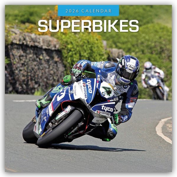 Superbikes - Motorräder 2026 - 16-Monatskalender