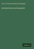 Das Sprichwort als Kosmopolit