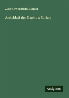 Cover Amtsblatt des Kantons Zürich