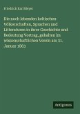 Die noch lebenden keltischen Völkerschaften, Sprachen und Litteraturen in ihrer Geschichte und Bedeutung Vortrag, gehalten im wissenschaftlichen Verein am 31. Januar 1863