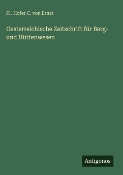 Cover Oesterreichische Zeitschrift für Berg- und Hüttenwesen