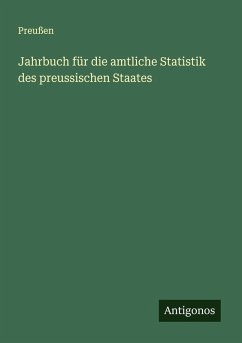 Cover Jahrbuch für die amtliche Statistik des preussischen Staates