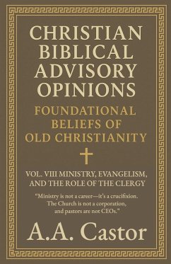Cover Christian Biblical Advisory Opinions