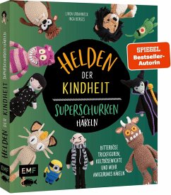 Cover Helden der Kindheit - Das Häkelbuch der Superschurken  