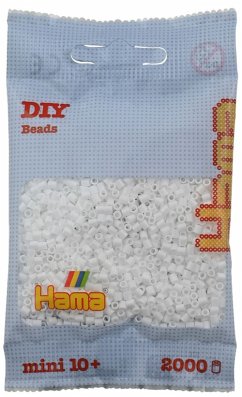 Cover Hama 501-01 - DIY Bügelperlen Mini 10+, ca. 2000 Stück, Weiß