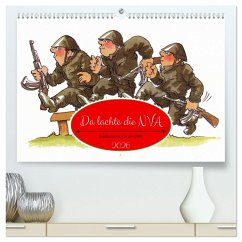 Cover Da lachte die NVA - Karikaturen aus der DDR (hochwertiger Premium Wandkalender 2026 DIN A2 quer), Kunstdruck in Hochglanz
