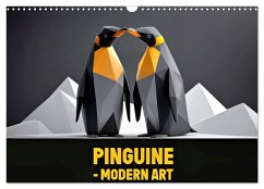 PINGUINE - modern Art (Wandkalender 2026 DIN A3 quer), CALVENDO Monatskalender PINGUINE - modern Art (Wandkalender 2026 DIN A3 quer), CALVENDO Monatskalender