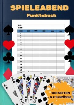 SPIELEABEND   Punktebuch   Spielebuch   Notizbuch - Saru, Adriana
