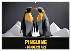 Cover PINGUINE - modern Art (Wandkalender 2026 DIN A2 quer), CALVENDO Monatskalender