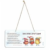 Deko-Schild »Die drei Spatzen« aus Metall Deko-Schild »Die drei Spatzen« aus Metall