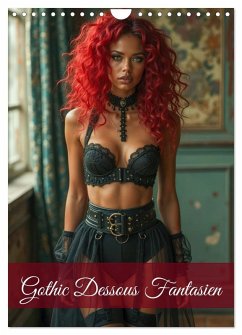 Cover Gothic Dessous Fantasien (Wandkalender 2026 DIN A4 hoch), CALVENDO Monatskalender