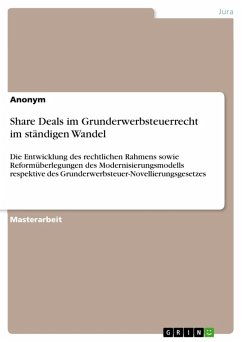 Cover Share Deals im Grunderwerbsteuerrecht im ständigen Wandel (eBook, PDF)