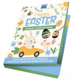 Cover Happy Easter Colour & Scratch Book