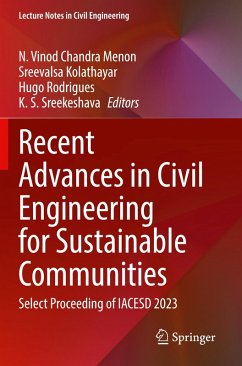 Cover Recent Advances in Civil Engineering for Sustainable Communities