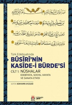 Cover Türk Edebiyatinda Busirinin Kaside-i Bürdesi Cilt 1 Nüshalar