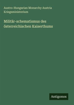 Cover Militär-schematismus des österreichischen Kaiserthums