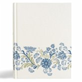 CSB Notetaking Bible, Large Print Edition, Cream Floral Cloth Over Board