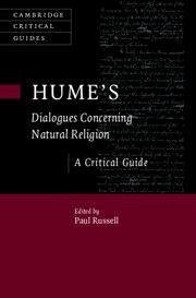 Cover Hume's Dialogues Concerning Natural Religion