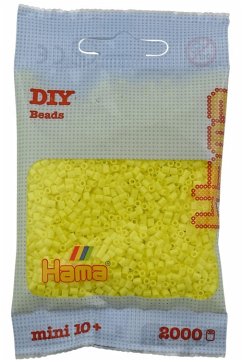 Cover Hama 501-43 - DIY Bügelperlen Mini 10+, ca. 2000 Stück, Pastell-Gelb