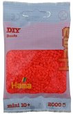 Hama 501-35 - DIY Bügelperlen Mini 10+, ca. 2000 Stück, Neon-Rot Hama 501-35 - DIY Bügelperlen Mini 10+, ca. 2000 Stück, Neon-Rot