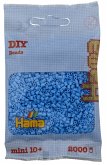 Hama 501-46 - DIY Bügelperlen Mini 10+, ca. 2000 Stück, Pastell-Blau Hama 501-46 - DIY Bügelperlen Mini 10+, ca. 2000 Stück, Pastell-Blau
