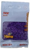 Hama 501-07 - DIY Bügelperlen Mini 10+, ca. 2000 Stück, Lila Hama 501-07 - DIY Bügelperlen Mini 10+, ca. 2000 Stück, Lila