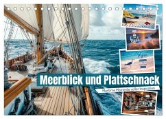 Meerblick und Plattschnack (Tischkalender 2026 DIN A5 quer), CALVENDO Monatskalender