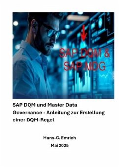 Cover Handbuch zu SAP DQM & Master Data Governance - Anleitung zur Erstellung einer DQM-Regel