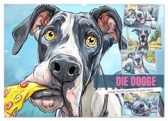 Die Dogge. Lustige Hunde Cartoons für gute Laune (Wandkalender 2026 DIN A2 quer), CALVENDO Monatskalender Die Dogge. Lustige Hunde Cartoons für gute Laune (Wandkalender 2026 DIN A2 quer), CALVENDO Monatskalender
