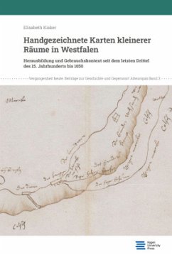 Cover Handgezeichnete Karten kleinerer Räume in Westfalen