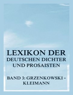Cover Lexikon der deutschen Dichter und Prosaisten vom Beginn des 19. Jahrhunderts bis zur Gegenwart