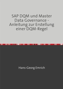 Cover Handbuch zu SAP DQM & Master Data Governance - Anleitung zur Erstellung einer DQM-Regel