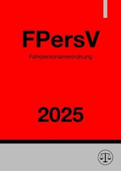 Fahrpersonalverordnung - FPersV 2025 Cover Fahrpersonalverordnung - FPersV 2025