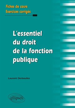 Cover L`essentiel du Droit de la fonction publique. Fiches de cours et exercices corrigés