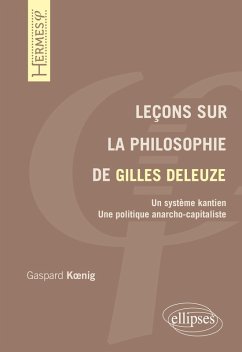 Cover Leçons sur la philosophie de Gilles Deleuze