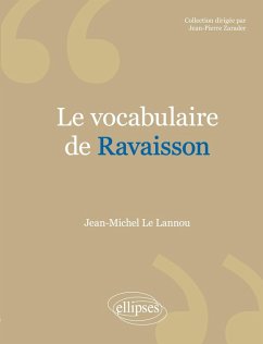 Cover vocabulaire de Ravaisson (Le)