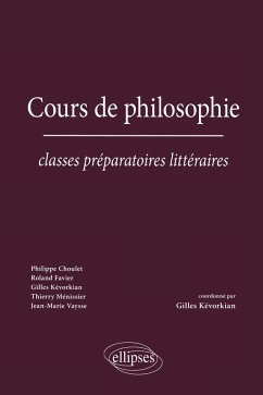 Cover Cours de philosophie - Classes préparatoires littéraires