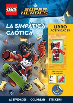 Cover LEGO® DC Comics Super Heroes. Harley Quinn. La simpática caótica.