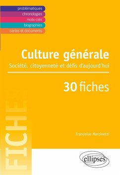 Cover Culture générale - Société, citoyenneté et défis d'aujourd'hui en 30 fiches