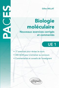 Cover Nouveaux exercices corrigés et commentés de biologie moléculaire (UE1)