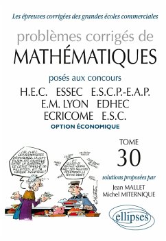 Cover Mathématiques HEC 2008-2009 - Tome 30 (option économique)