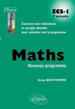 Cover Mathématiques ECS-1 2e semestre
