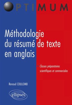 Méthodologie du résumé de texte en anglais - Coullomb, Renaud